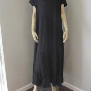 Stitch Drop Black XL Rhinebeck Layered Pullover Maxi NWT Dress